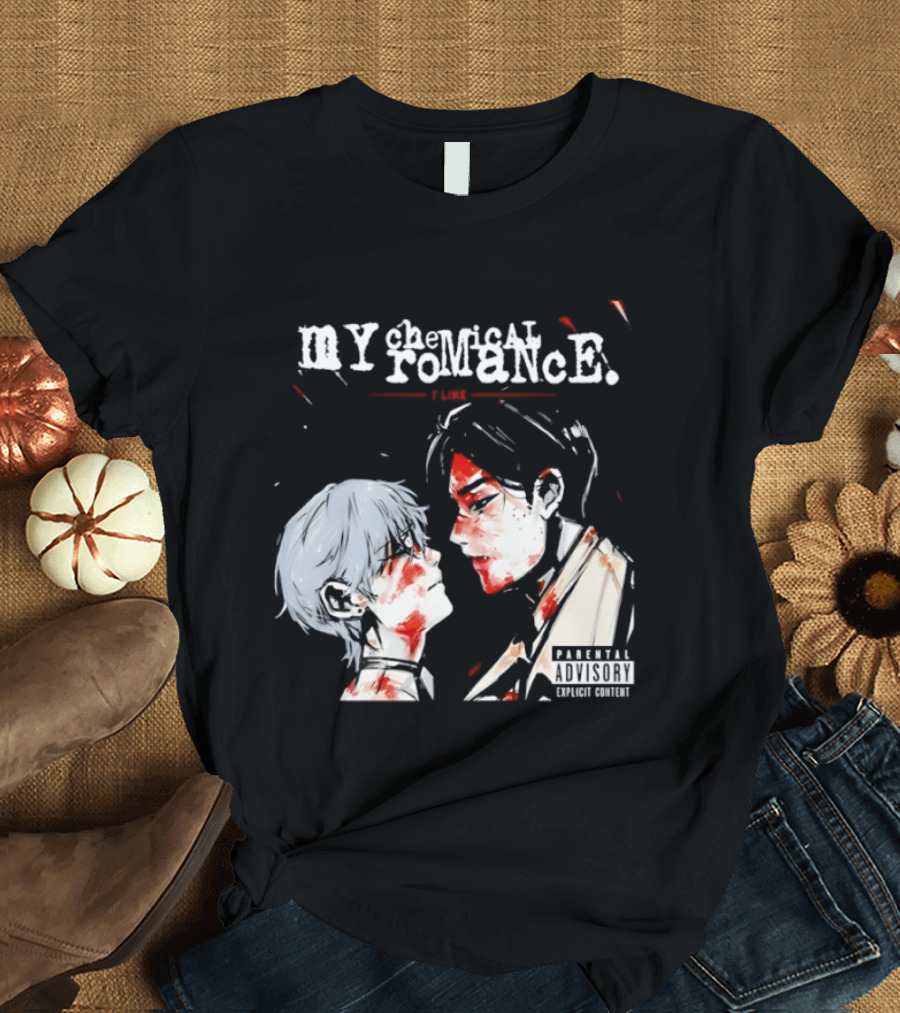 My Chemical Romance Alien Stage Ivan Till Explicit Content Warning T-Shirt