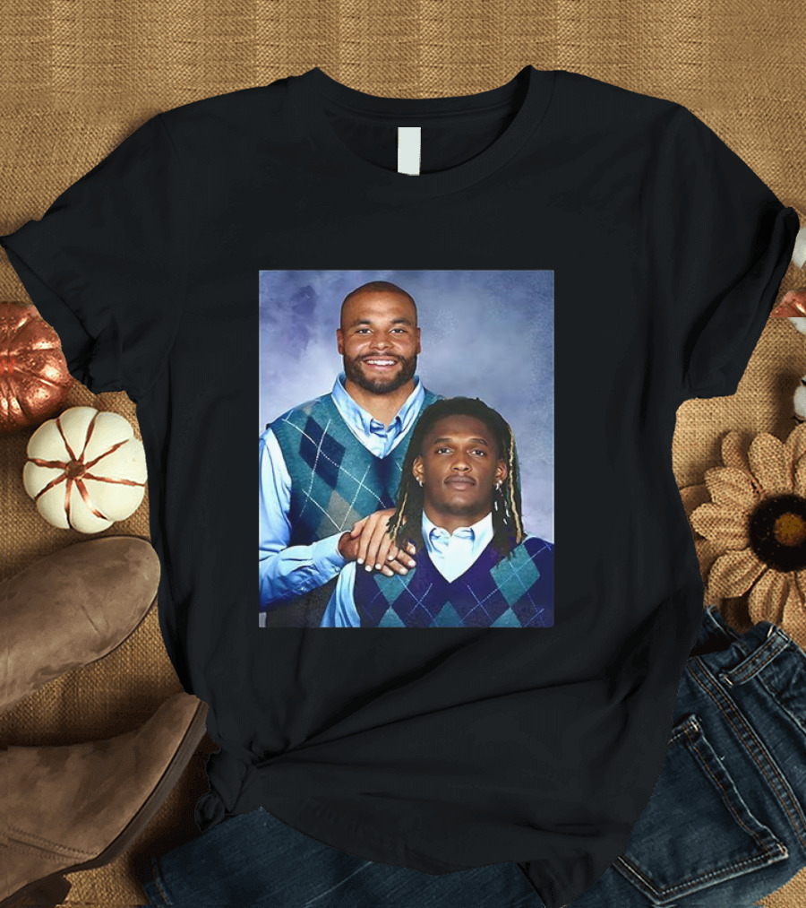 Dak Prescott Ceedee Lamb Dallas Cowboys Step Brothers NFL T-Shirt