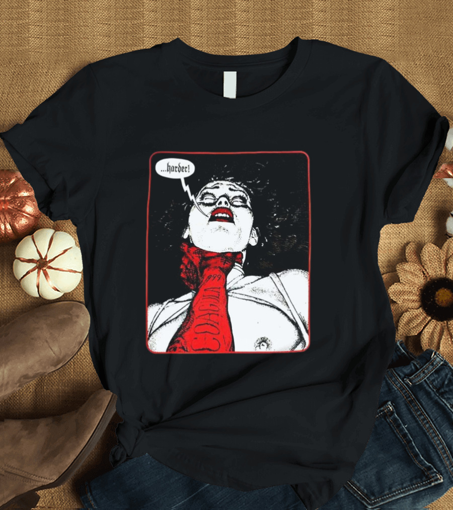 Punzadas De Fantasmas Mujer Con Corbata Rojo Cora 1999 Harder T-Shirt