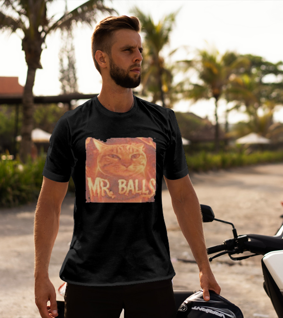 Mr Balls Cat T-Shirt