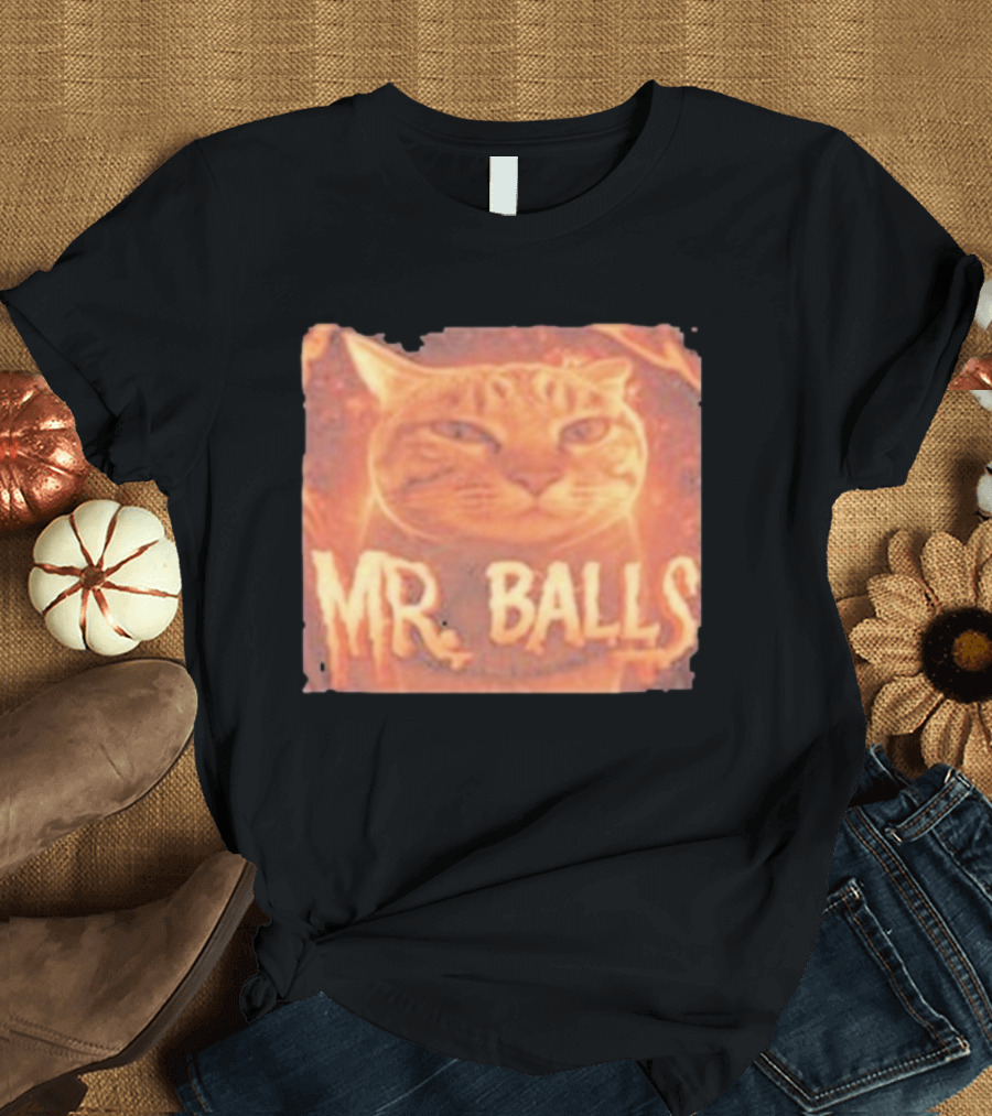 Mr Balls Cat T-Shirt