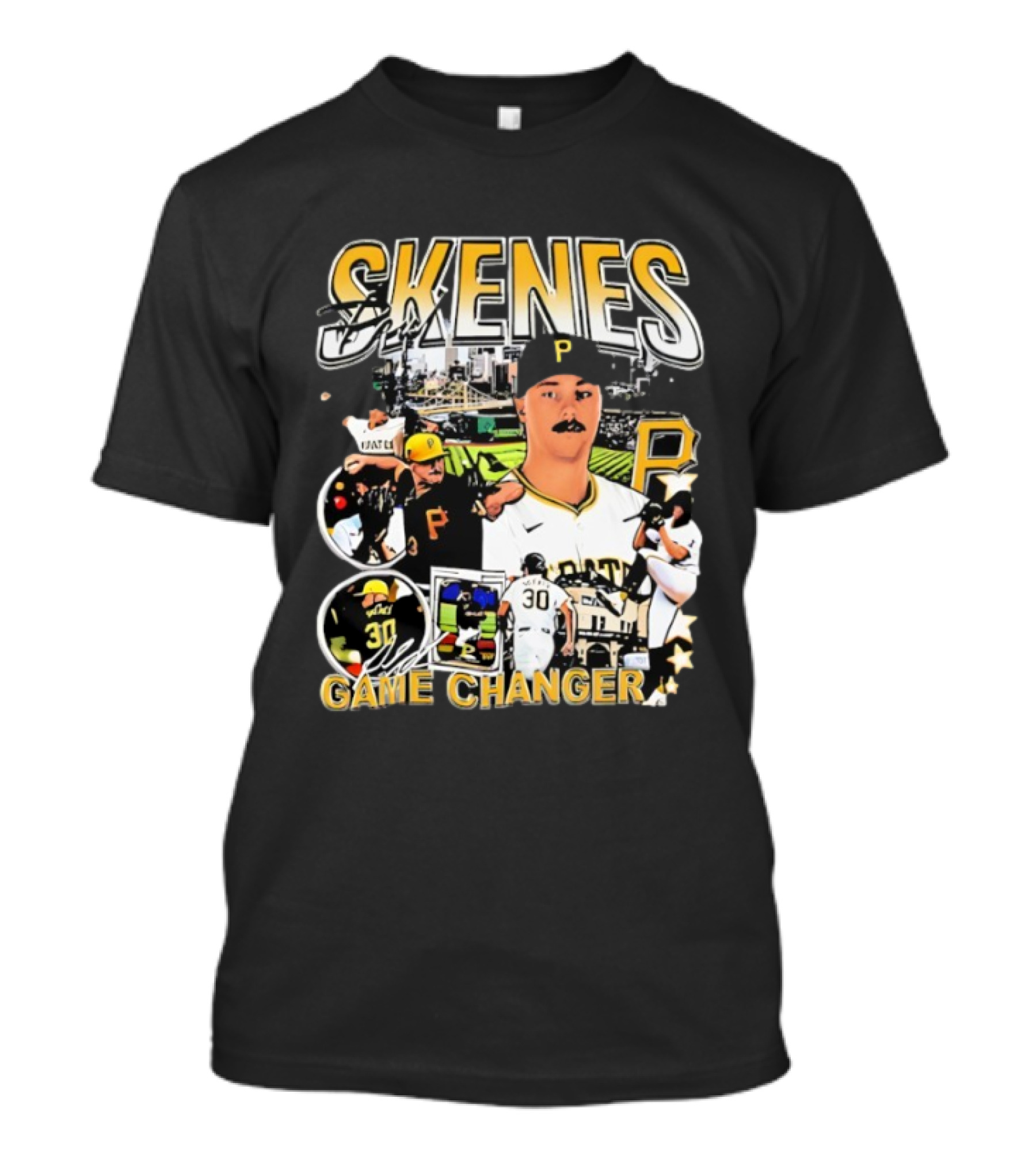 Skenes Pittsburgh Pirates Game Changer Vintage 30 T-Shirt