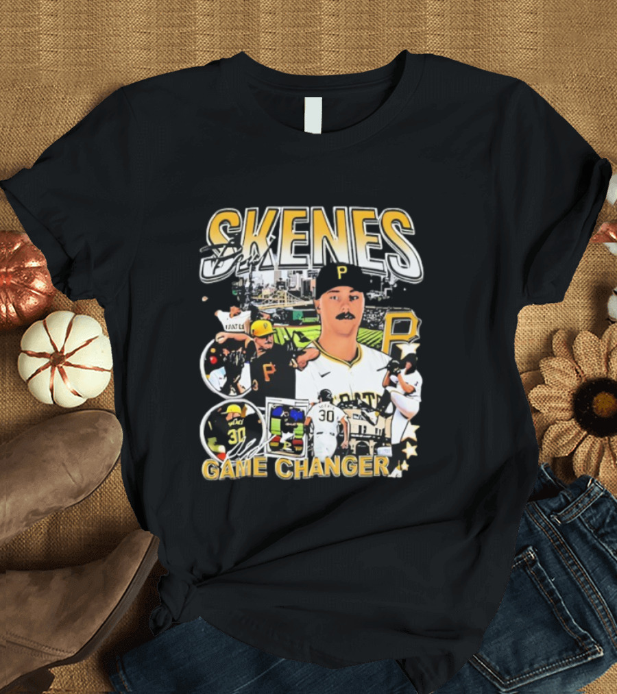 Skenes Pittsburgh Pirates Game Changer Vintage 30 T-Shirt