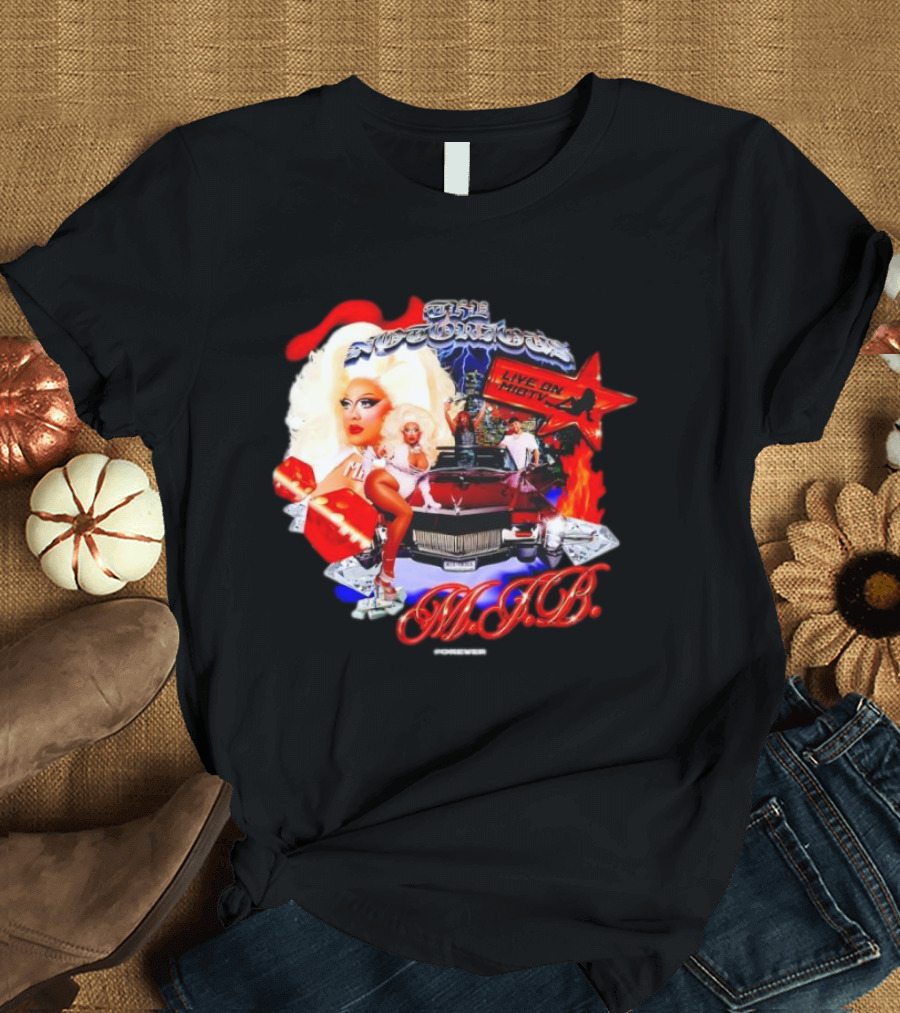 The Notorious B.I.G Live On MIBTV With Glamour Star In Red Car Scene T-Shirt