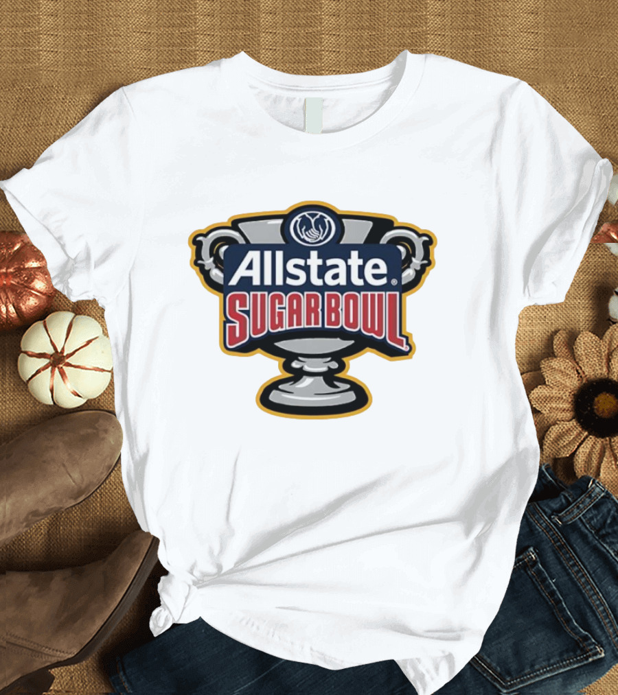 Allstate Sugar Bowl Trophy Iconic Championship Event T-Shirt