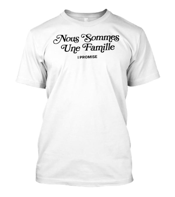 LeBron James Nous Sommes Une Famille I Promise Basketball Icon Unity T-Shirt