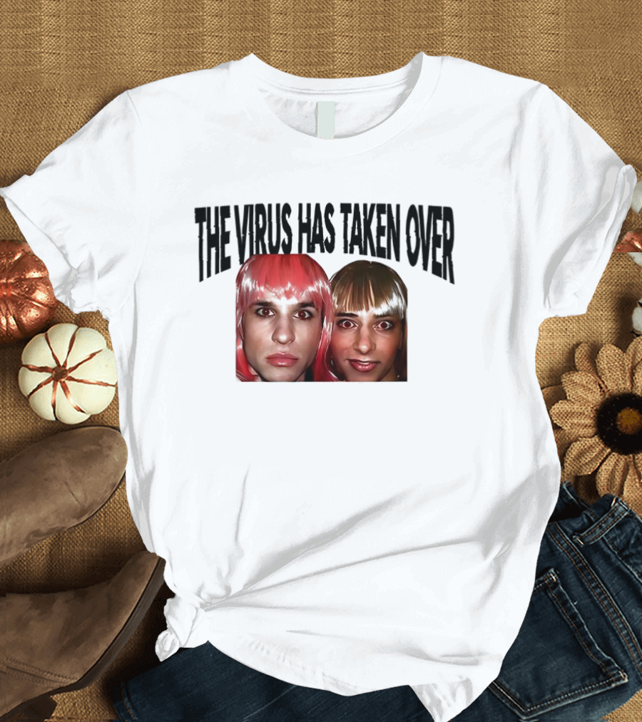 Martin And Hamzah Faces Virus Takeover T-Shirt