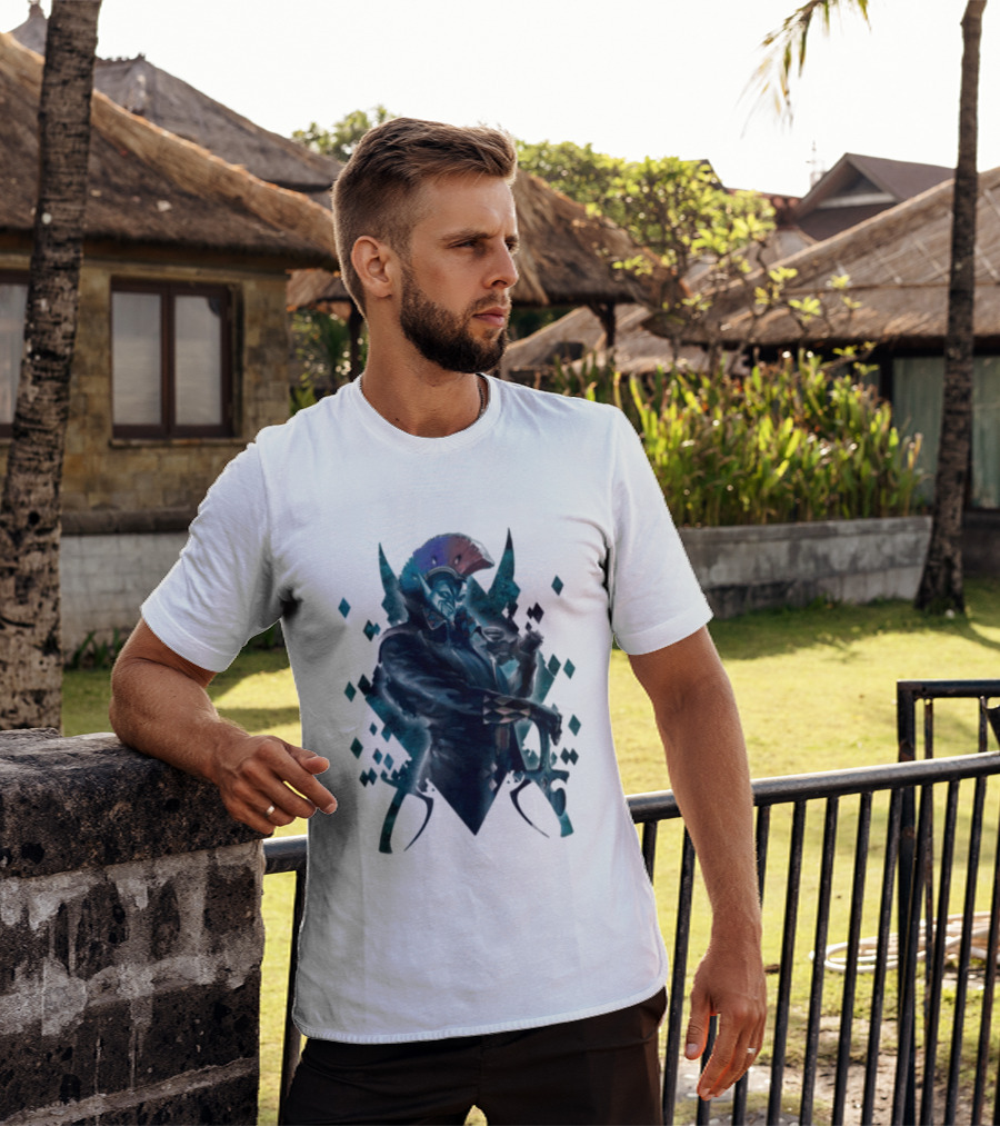 Warhammer 40 000 Aeldari Harlequin Character Iconic Fantasy Gaming T-Shirt