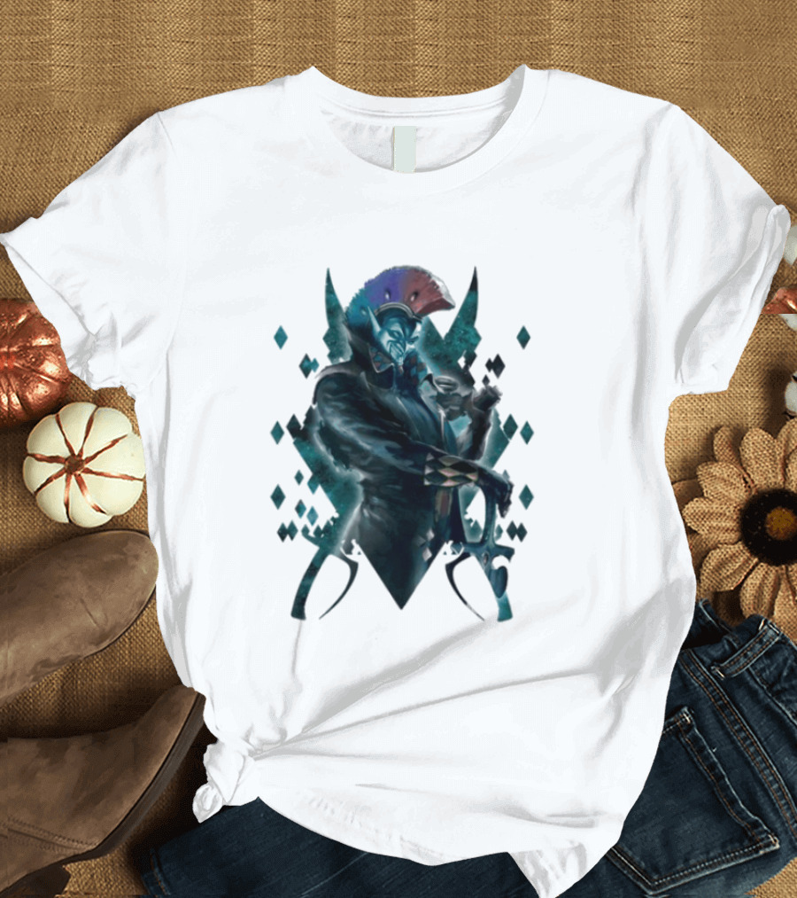 Warhammer 40 000 Aeldari Harlequin Character Iconic Fantasy Gaming T-Shirt