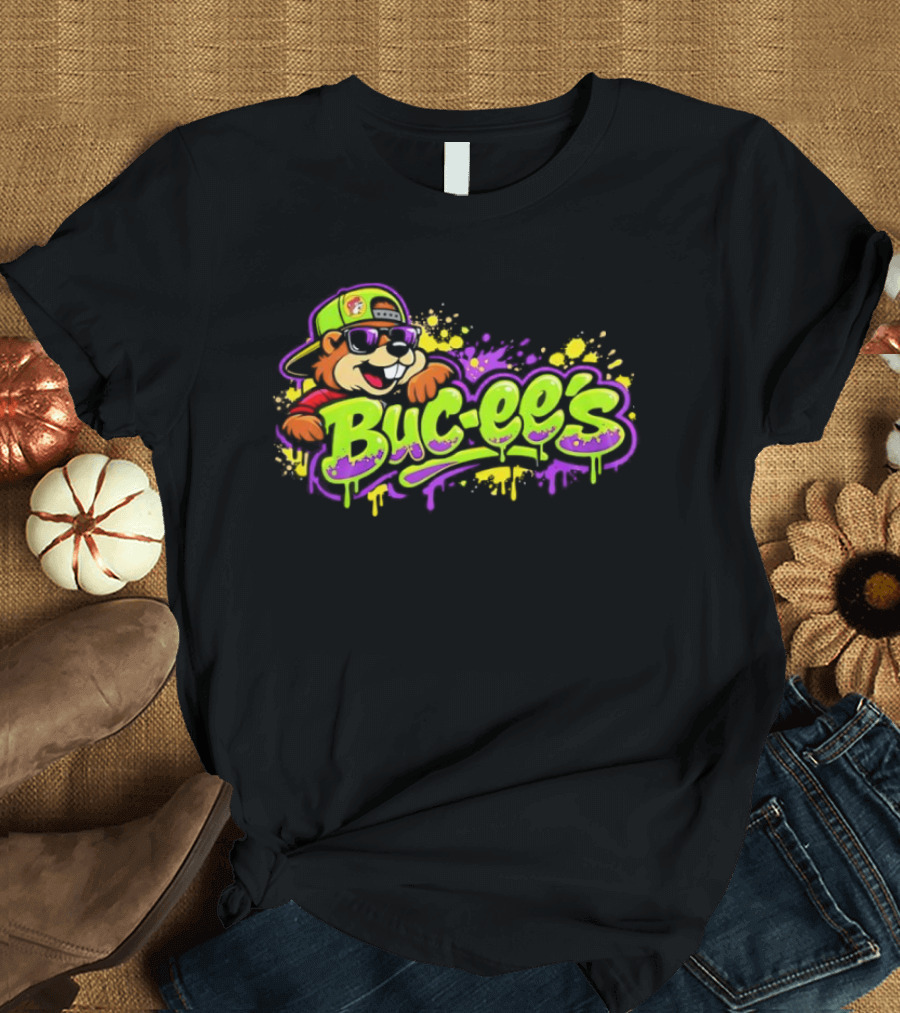 Buc Ee's 6 7 Hip Hop Streetwear Vibes With Cool Shades And Cap T-Shirt