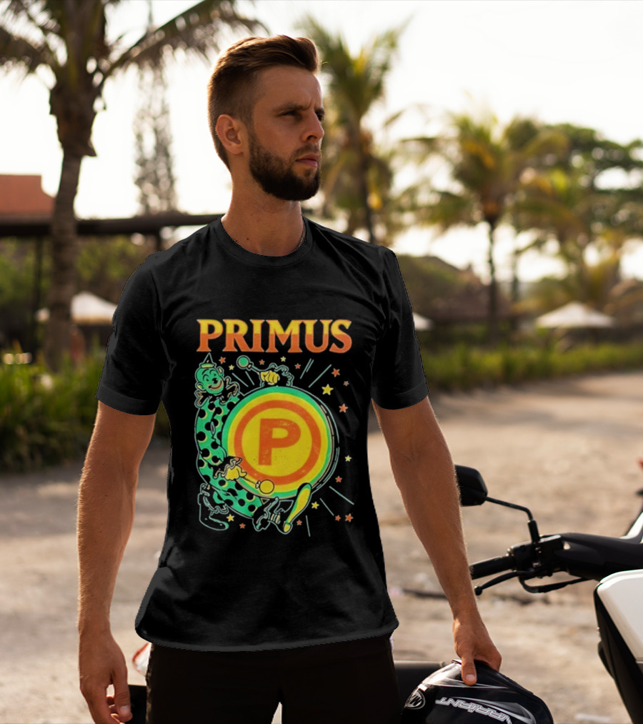 Primus Send In The Clowns New Year's Eve Oakland 2025 Event Featuring Drummer T-Shirt