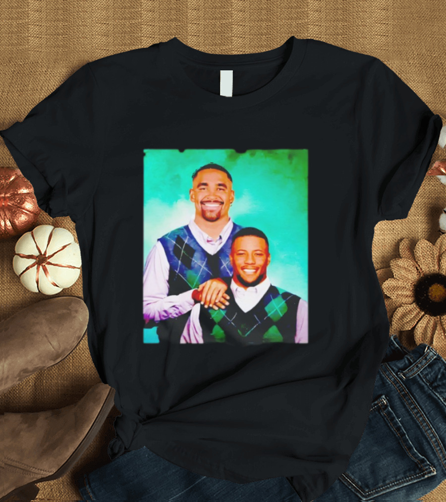 Saquon Barkley Philly Step Brothers Sweater Duo T-Shirt