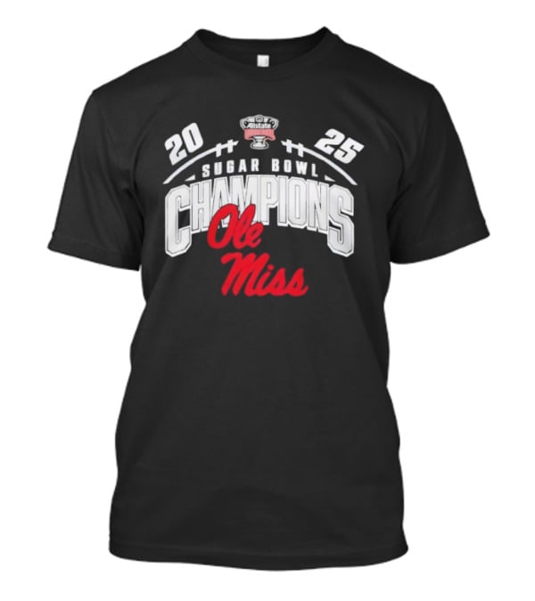 Ole Miss Rebels 2025 Sugar Bowl Champions T-Shirt