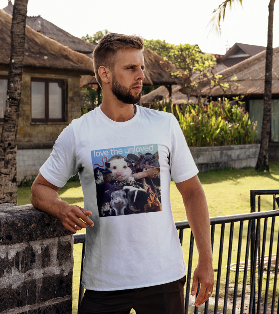 Love The Unloved Animal Collage T-Shirt
