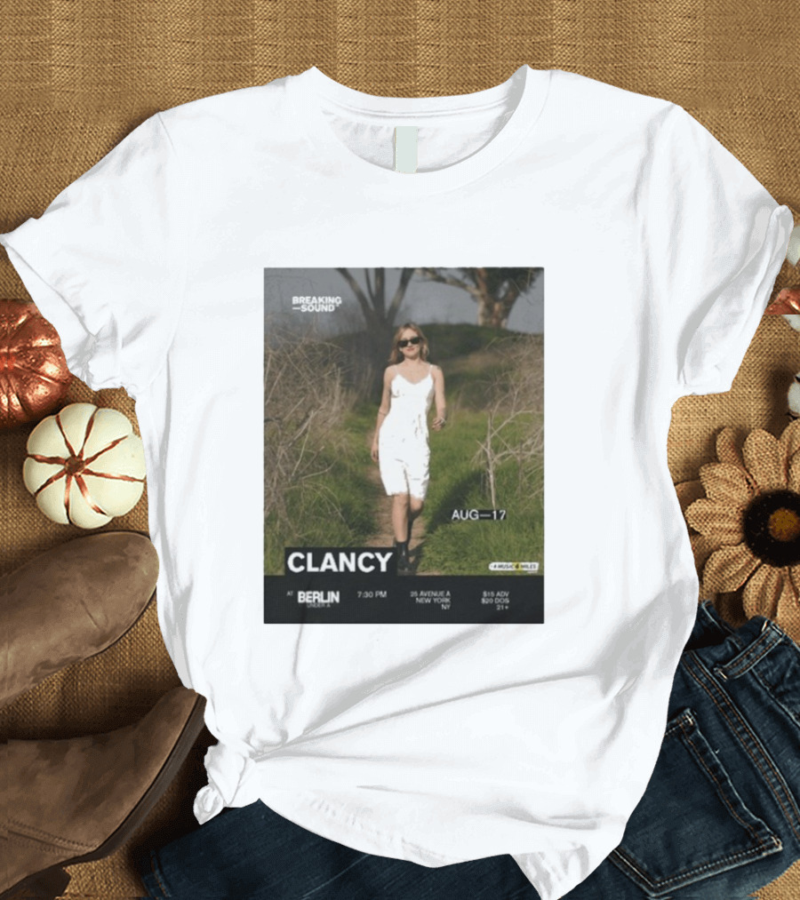 Clancy Breaking Sound Berlin August 17 Event New York Venue Details T-Shirt