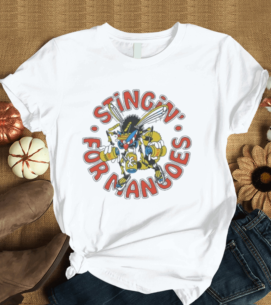 Stingin' For Mangoes Milton Mango Beer Can Bandit T-Shirt