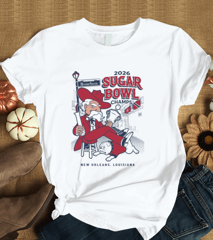 2026 Sugar Bowl Champs Ole Miss Rebels New Orleans Louisiana T-Shirt