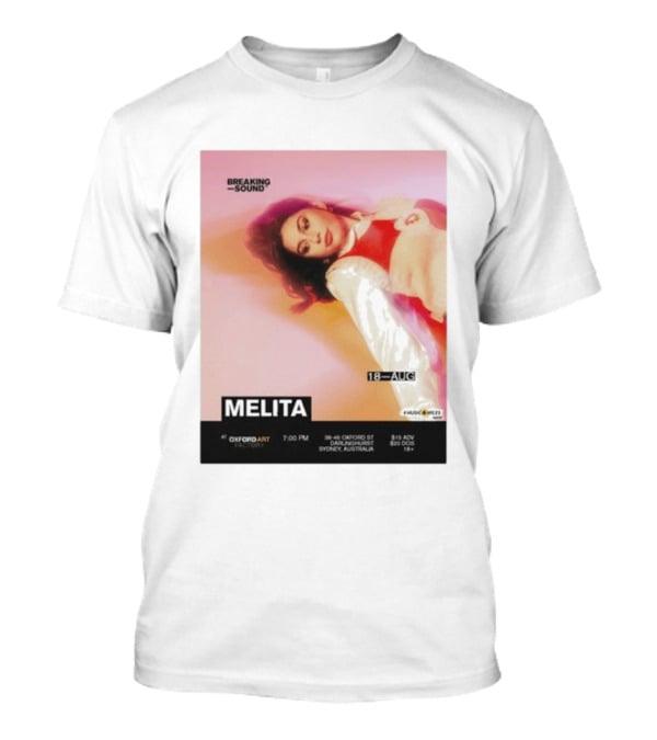 Melita Breaking Sound Oxford Art Darlinghurst Sydney Australia August 18 Event T-Shirt