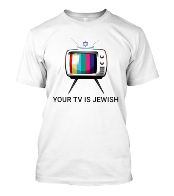 Your TV Is Jewish Star Of David Retro Television T-Shirt