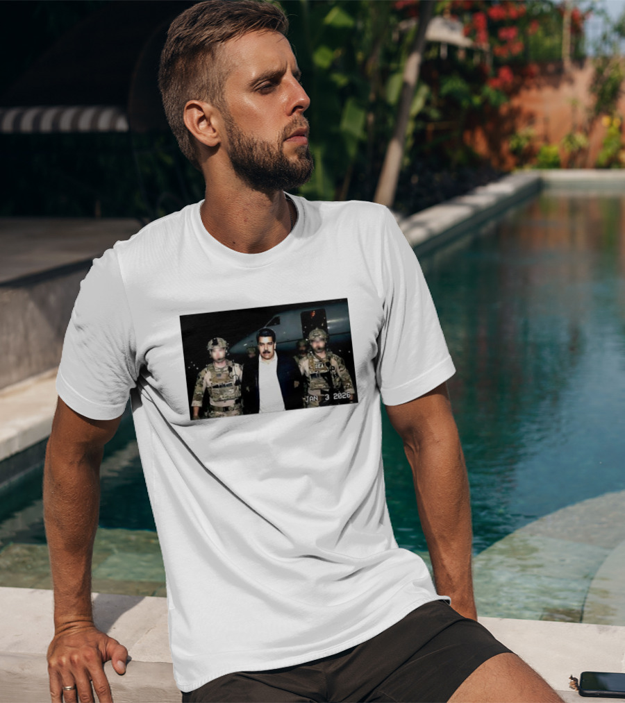 Nicolas Maduro Arrested DEA January 3 2026 T-Shirt