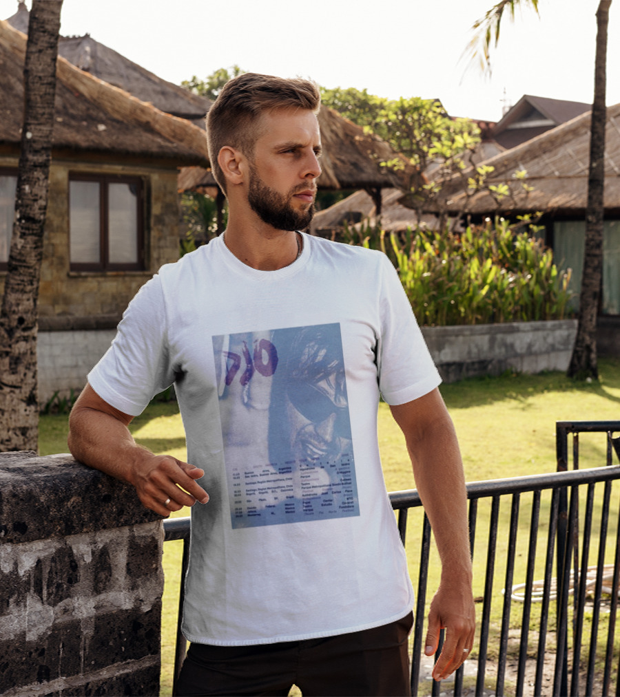 DJO South America Mexico Tour Santiago Region Mar 14 2026 Dates And Venues T-Shirt