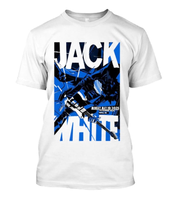 Jack White Seattle WA May 19th 2025 Concert Tour Collectible T-Shirt