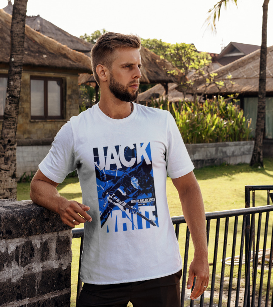 Jack White Seattle WA May 19th 2025 Concert Tour Collectible T-Shirt