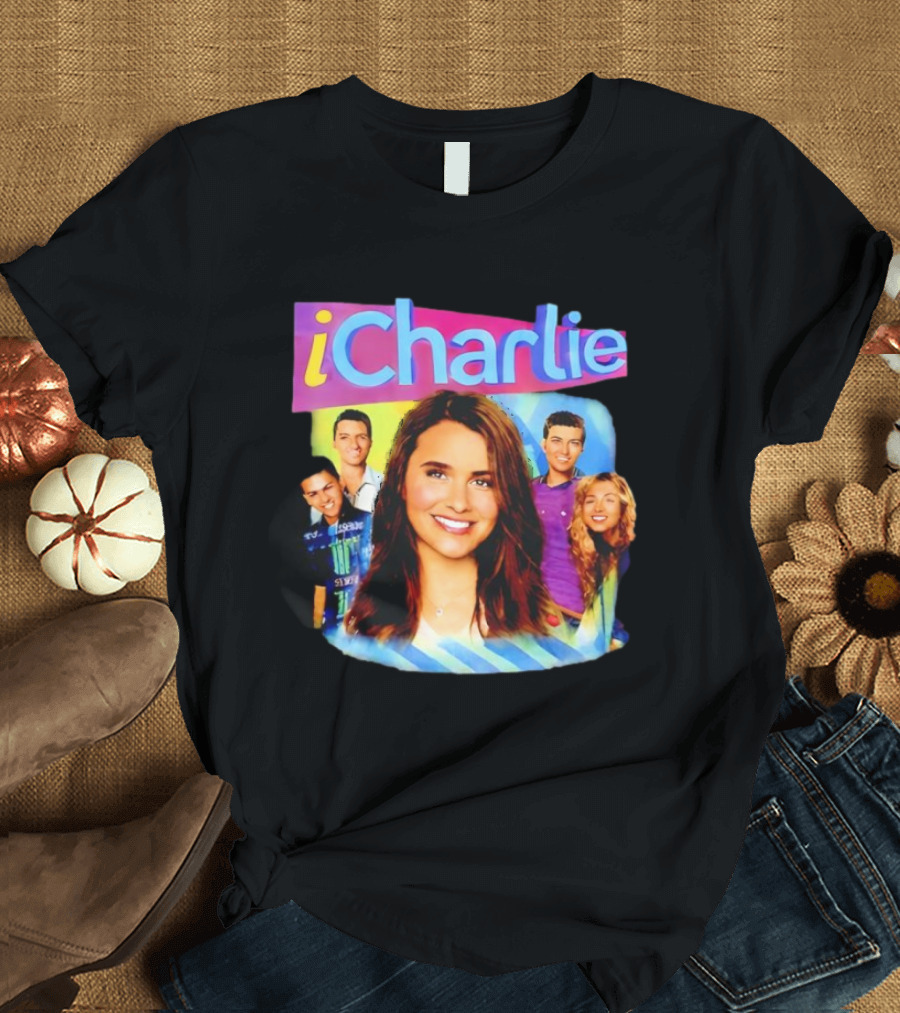 ICharlie Cast Colorful Group Image T-Shirt