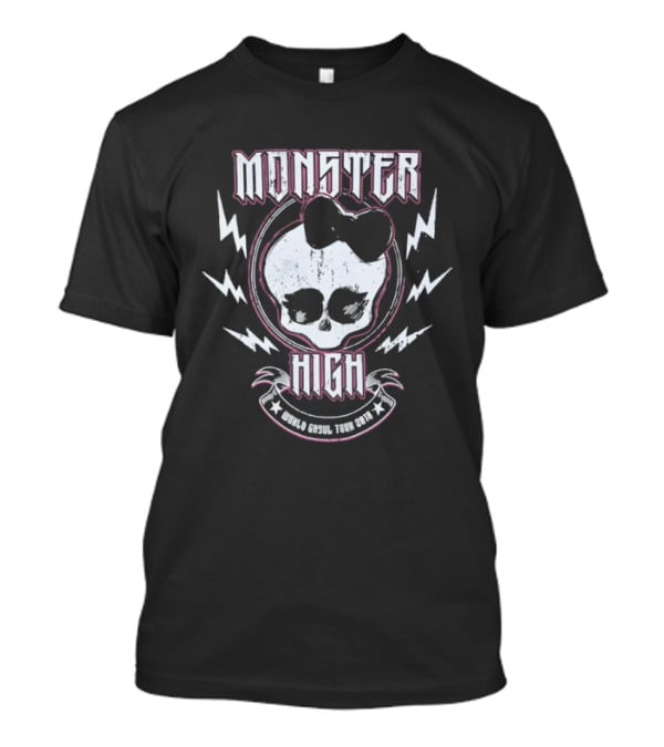 Monster High Skull Bow World Ghoul Tour 2026 T-Shirt