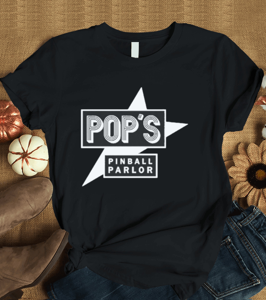 Pop’s Pinball Parlor Logo T-Shirt
