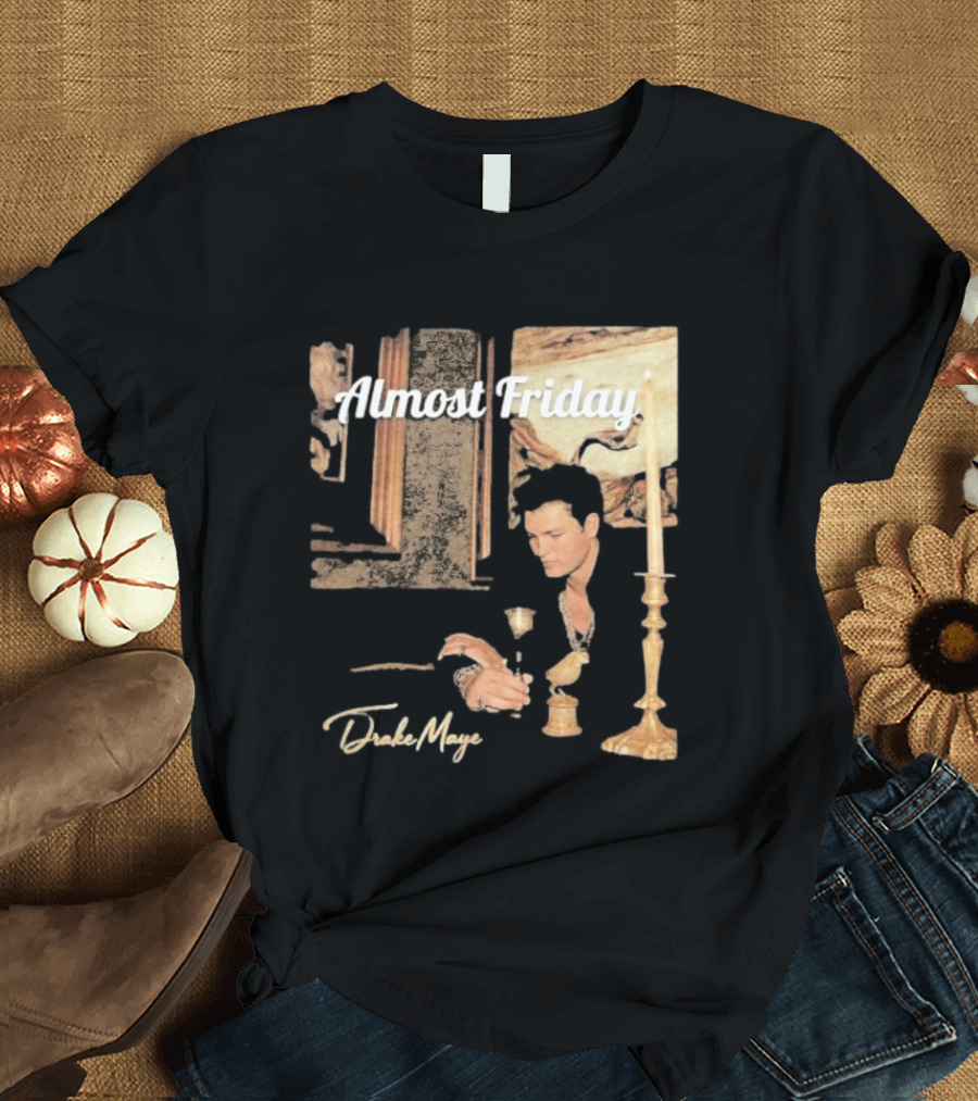 Almost Friday Drake Maye Surreal Collage Assembly T-Shirt