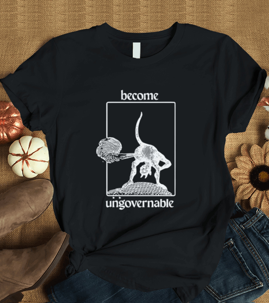 Become Ungovernable Possum With Bat T-Shirt
