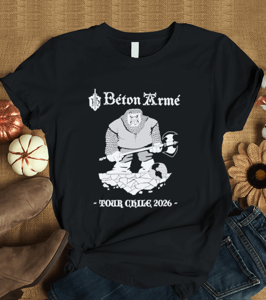 Béton Armé Tour Chile 2026 T-Shirt