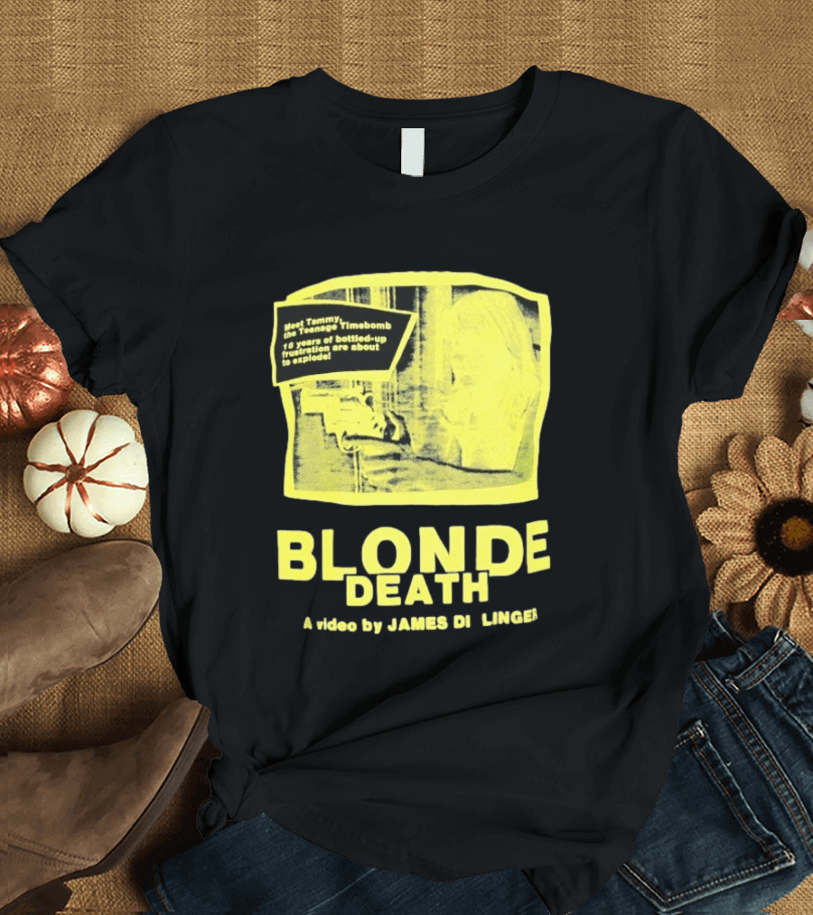 Blonde Death Teenage Timebomb Video By James D Lange 12 Years Frustration Explosion T-Shirt
