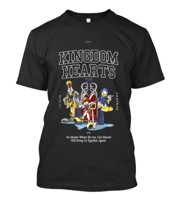 Kingdom Hearts Our Hearts Will Bring Us Together Again T-Shirt