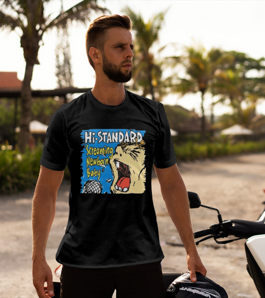 Hi Standard Screaming Newborn Baby Niigata Japan SNB Band Merchandise T-Shirt