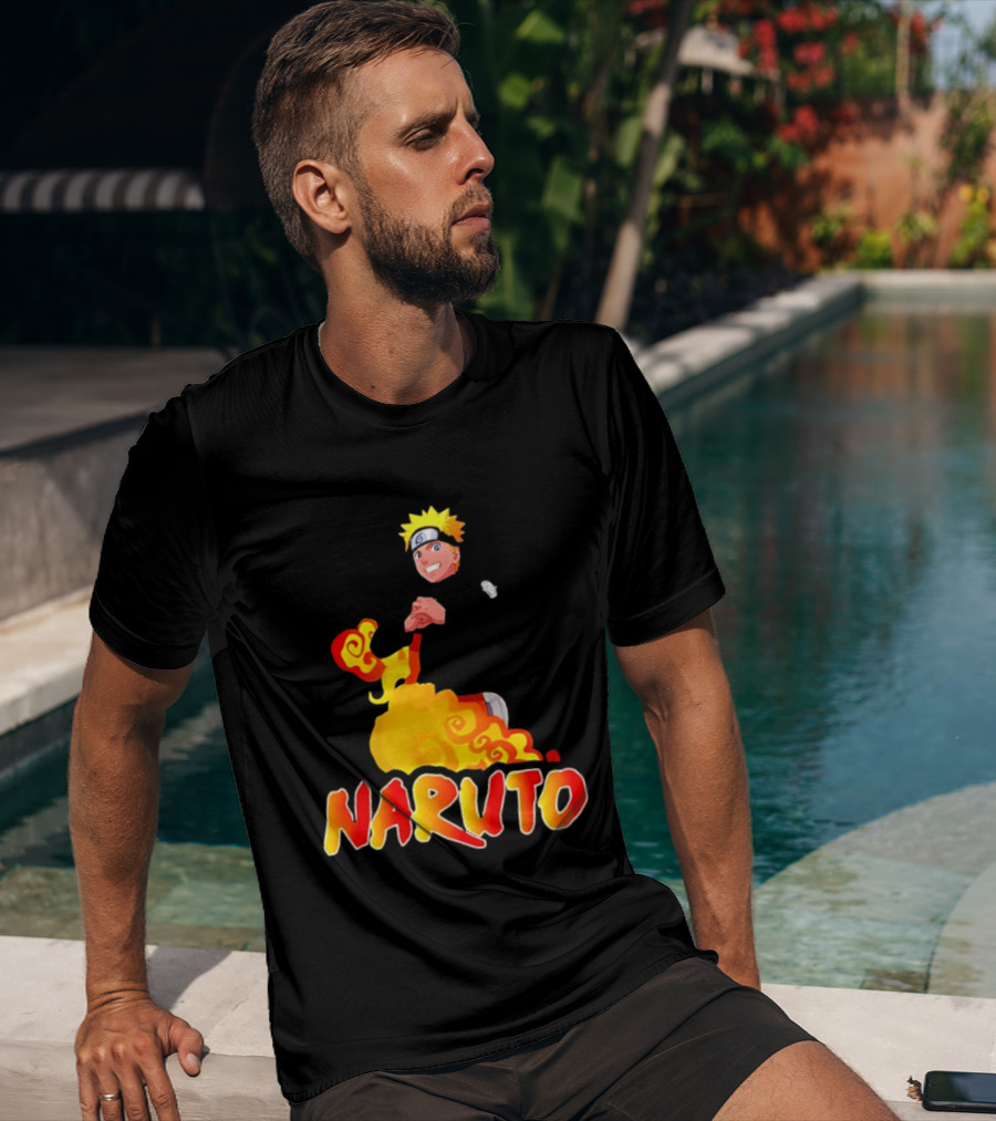 Naruto Atlanta Hawks Vintage 90s Style Anime T-Shirt
