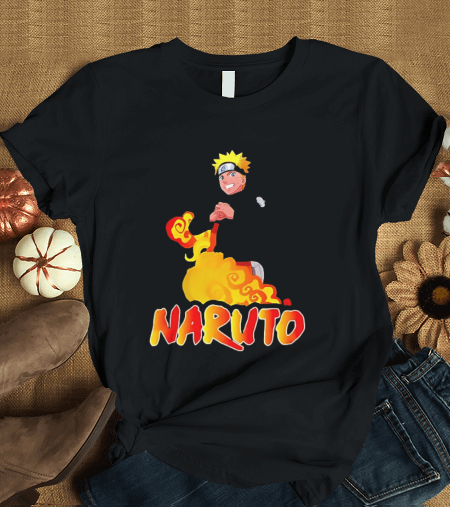 Naruto Atlanta Hawks Vintage 90s Style Anime T-Shirt