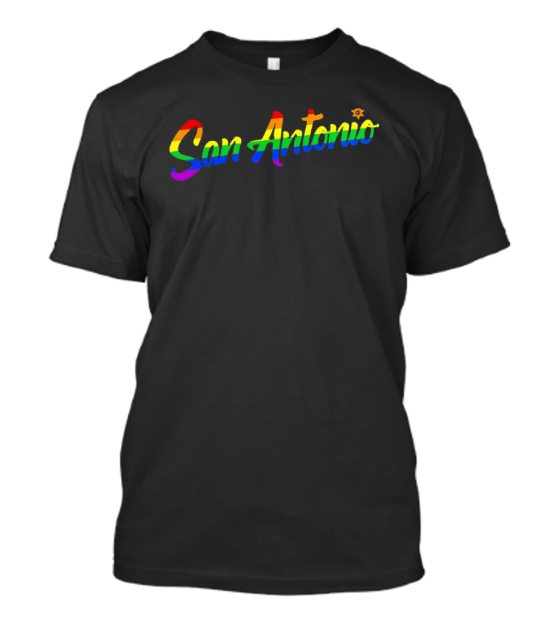 San Antonio Rainbow Pride LGBTQ+ Spurs T-Shirt