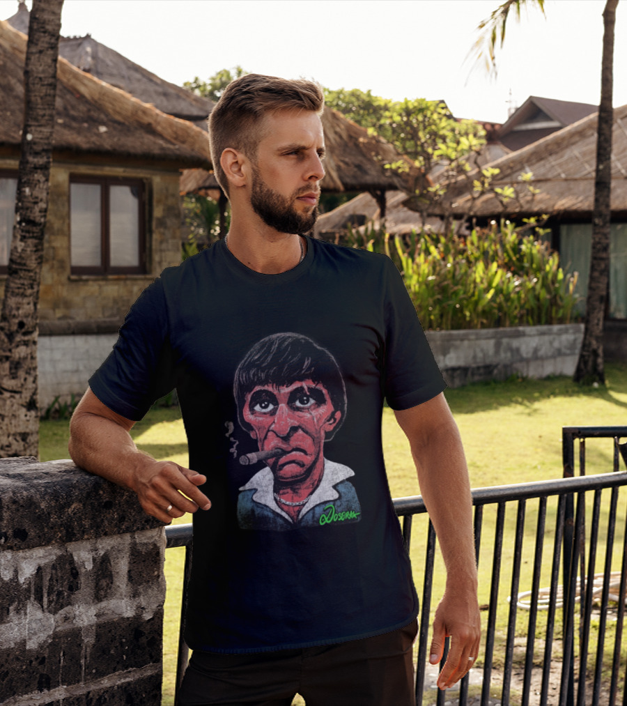 Tony Montana Cigarettes Scarface Dosbrak T-Shirt