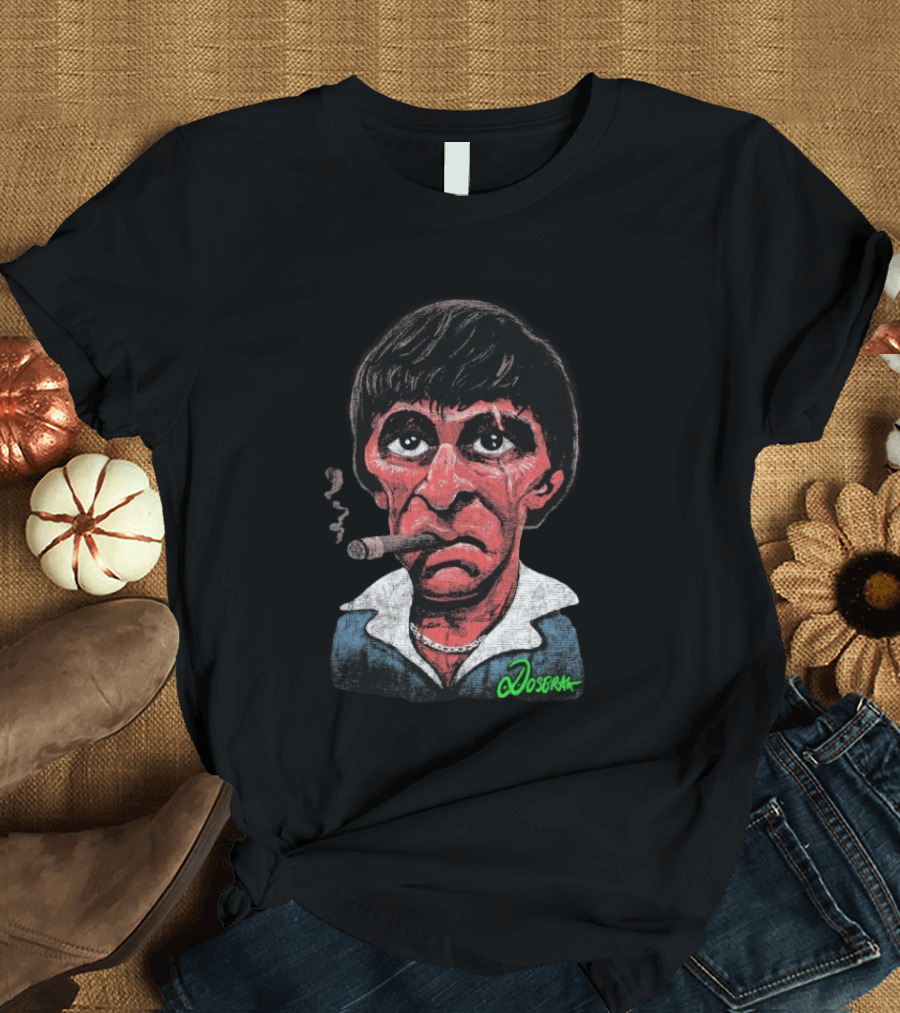 Tony Montana Cigarettes Scarface Dosbrak T-Shirt