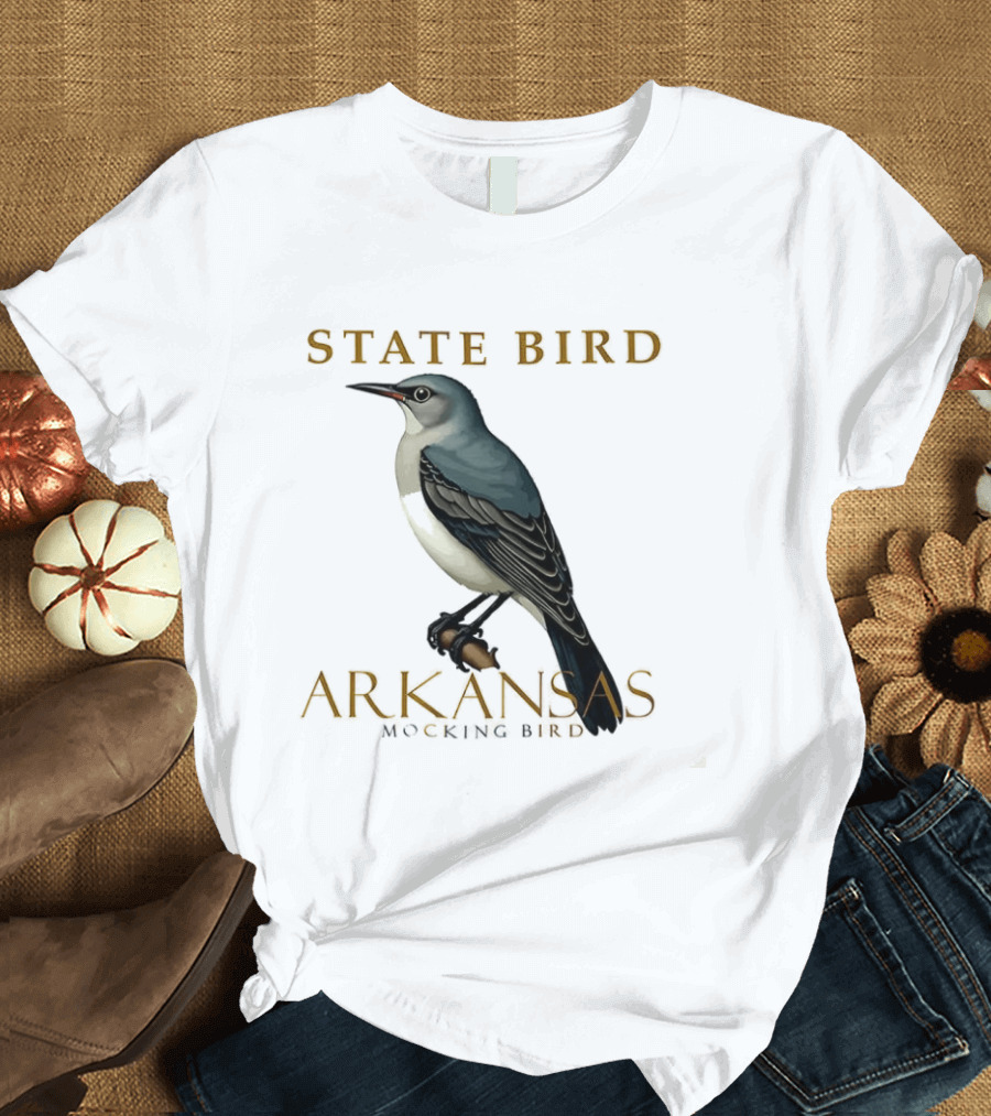 Arkansas State Bird Mockingbird T-Shirt