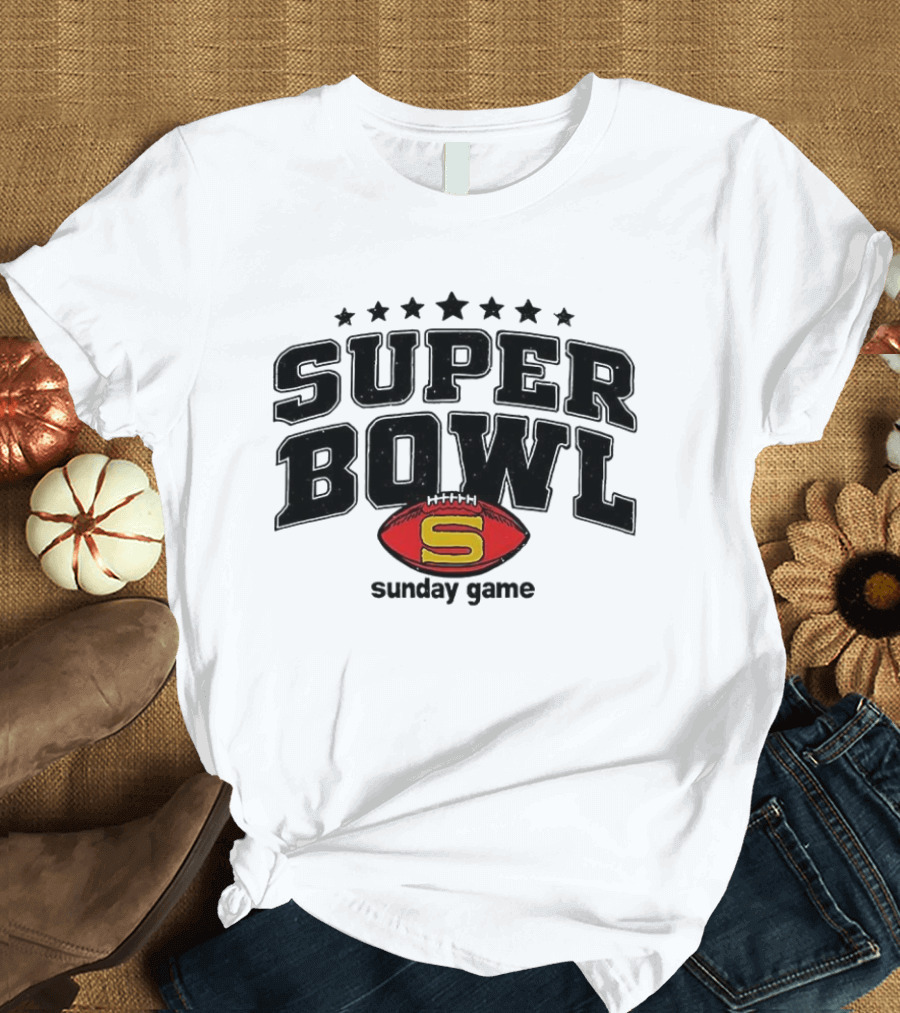 Super Bowl Sunday Game Classic Football T-Shirt