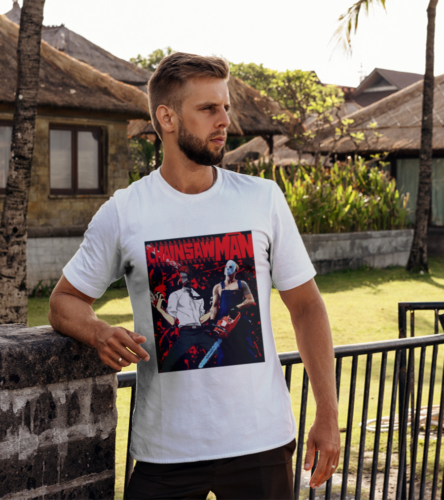 Chainsaw Man Shady Anime Horror T-Shirt