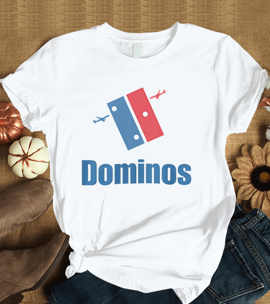 Dominos 9.11 Parody With Plane T-Shirt