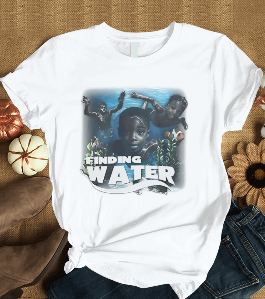 Finding Water Adventures Kids Underwater Journey T-Shirt