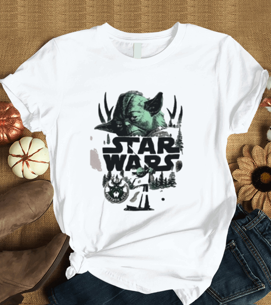 Star Wars Yoda Wisconsin Herd Crossover Collaboration T-Shirt