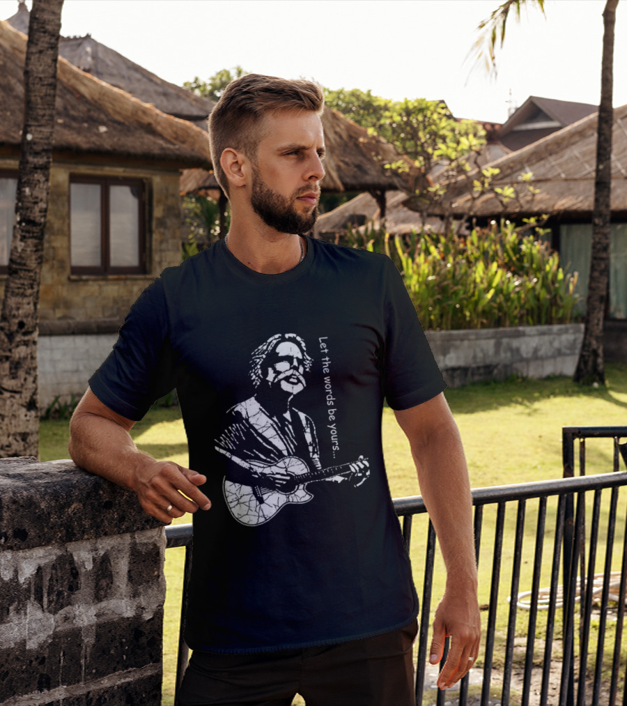Bob Weir Let The Words Be Yours Acoustic Guitar T-Shirt