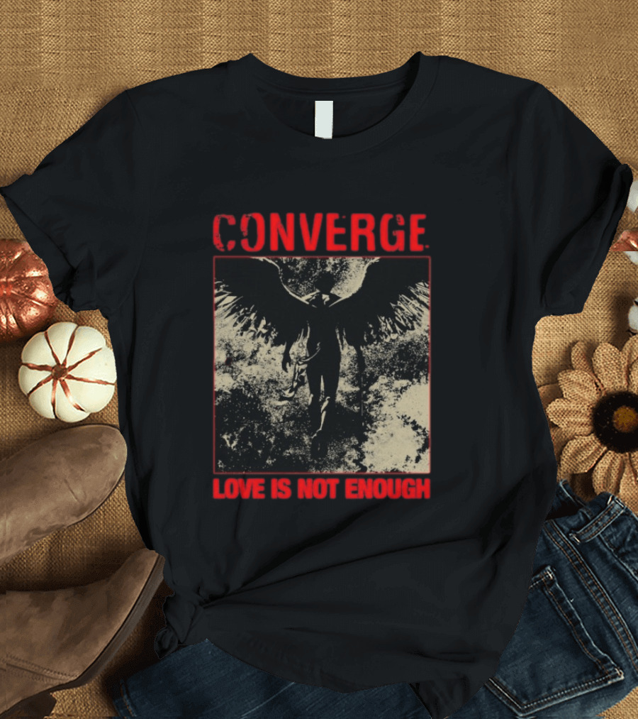Converge Love Is Not Enough Angel Wings T-Shirt