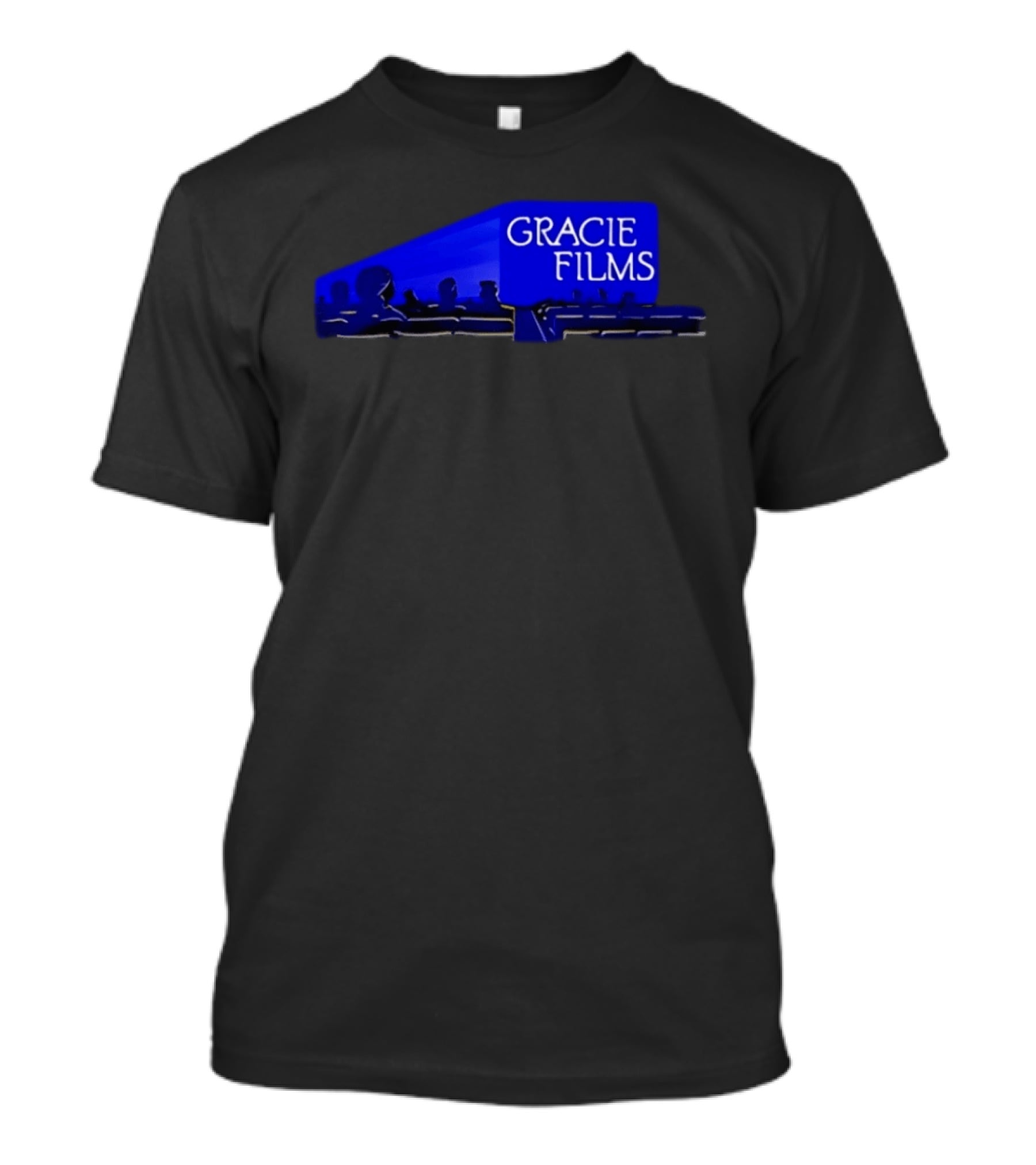 Gracie Films Four Finger Discount Blue Cinema T-Shirt